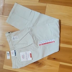 IZOD Stretch Chino Flat Front Classic Fit 32x32